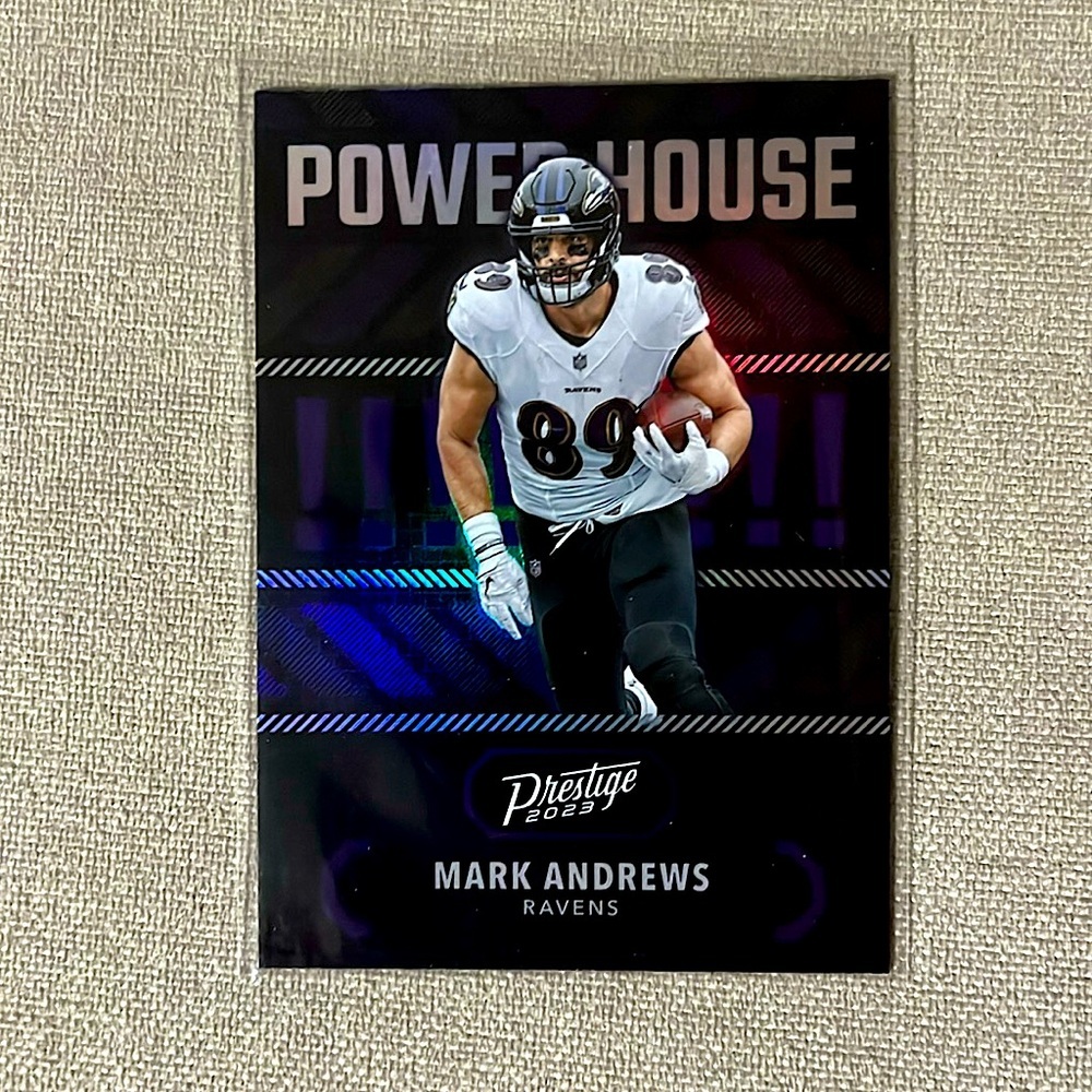 Mark Andrews 2023 Panini Prestige Power House Baltimore Ravens NFL Football Card